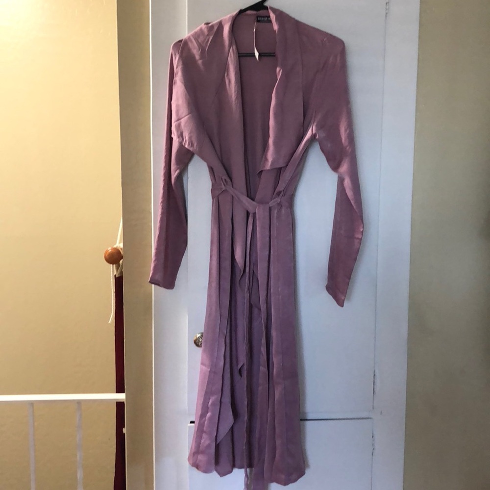 Lightweight long blazer